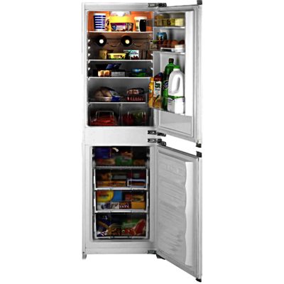 Beko BC50Fc 55/45 Split Integrated Frost Free Fridge Freezer 2 Year Parts & Labour Guarantee